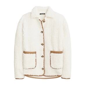 J. Crew Faux Sherpa Barn Jacket Size XL